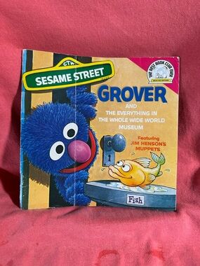 Vintage 1974 Sesame Street Grover Book - nostalgic Retro